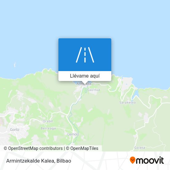 Mapa Armintzekalde Kalea