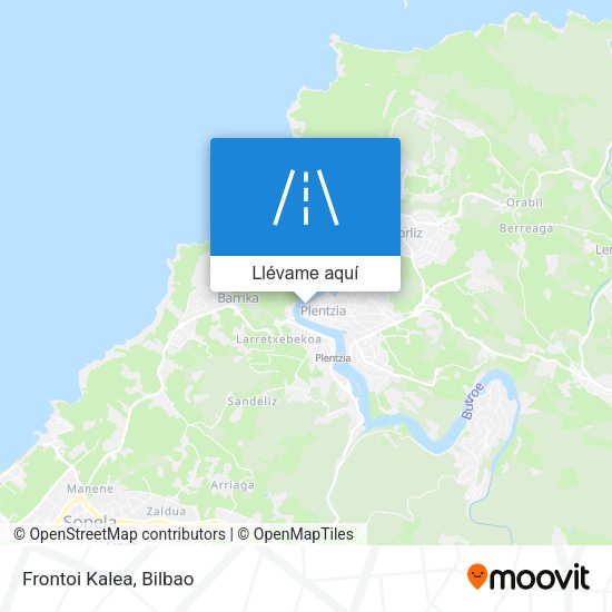 Mapa Frontoi Kalea