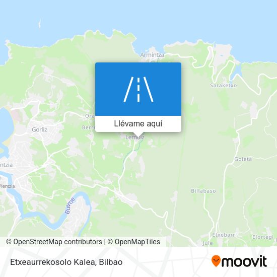Mapa Etxeaurrekosolo Kalea
