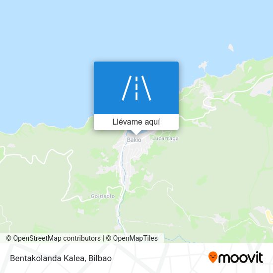 Mapa Bentakolanda Kalea