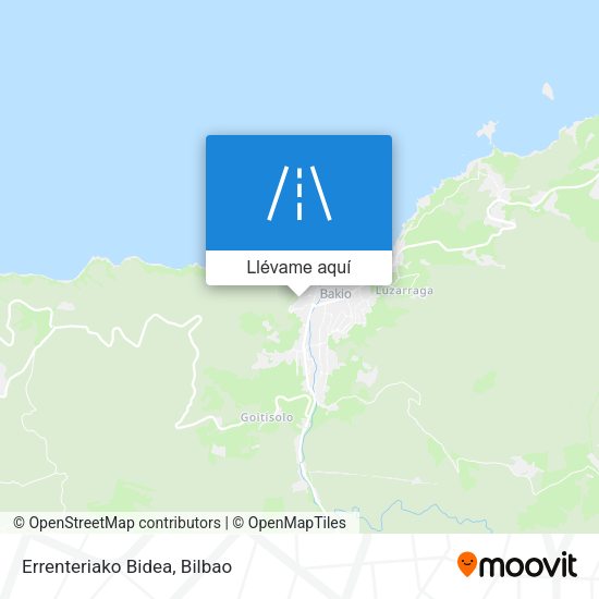 Mapa Errenteriako Bidea
