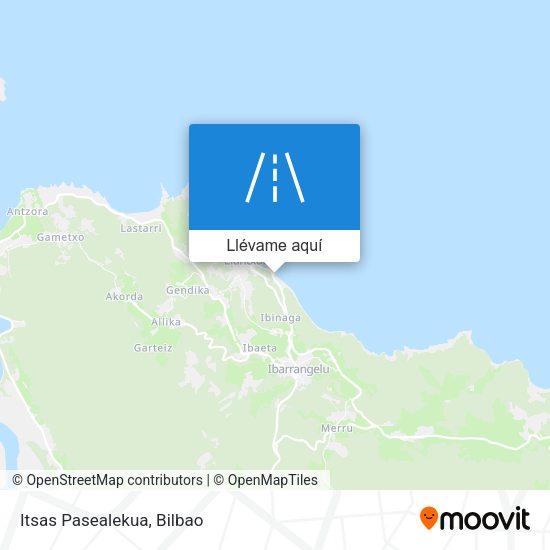 Mapa Itsas Pasealekua