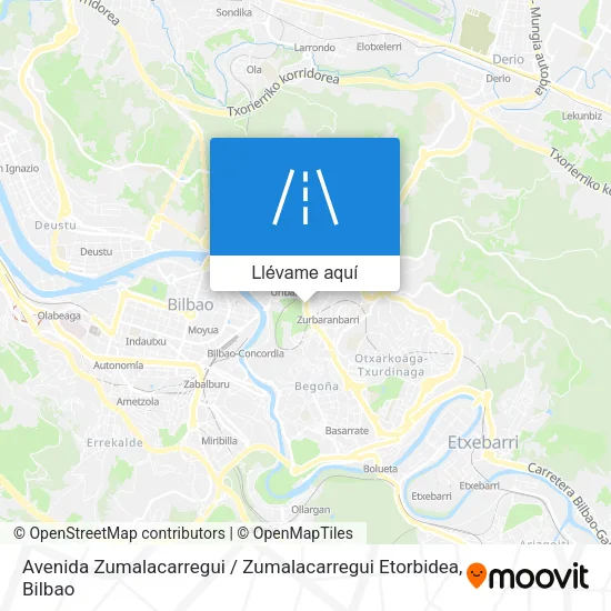 Mapa Avenida Zumalacarregui / Zumalacarregui Etorbidea