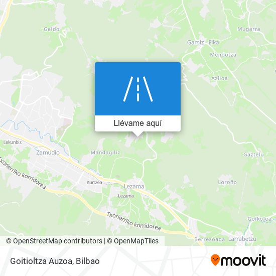 Mapa Goitioltza Auzoa