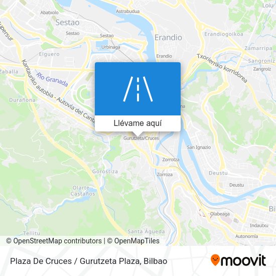 Mapa Plaza De Cruces / Gurutzeta Plaza