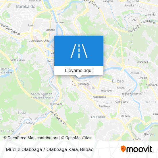 Mapa Muelle Olabeaga / Olabeaga Kaia