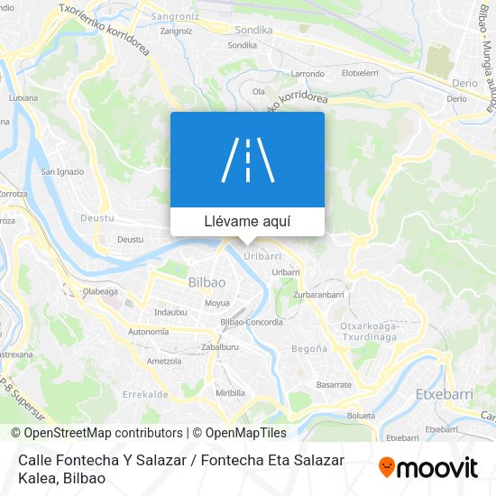 Mapa Calle Fontecha Y Salazar / Fontecha Eta Salazar Kalea