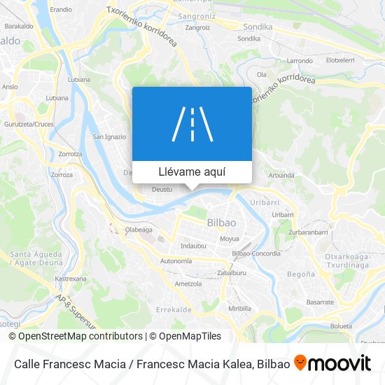 Mapa Calle Francesc Macia / Francesc Macia Kalea
