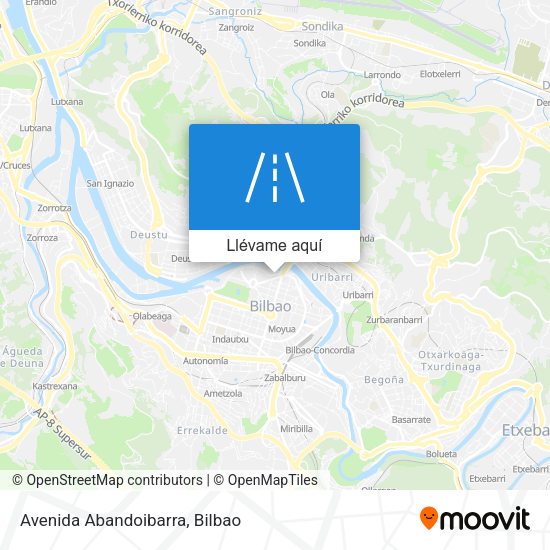 Mapa Avenida Abandoibarra