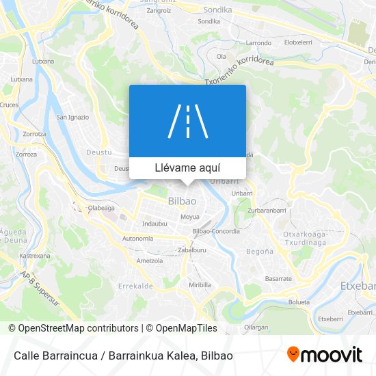 Mapa Calle Barraincua / Barrainkua Kalea
