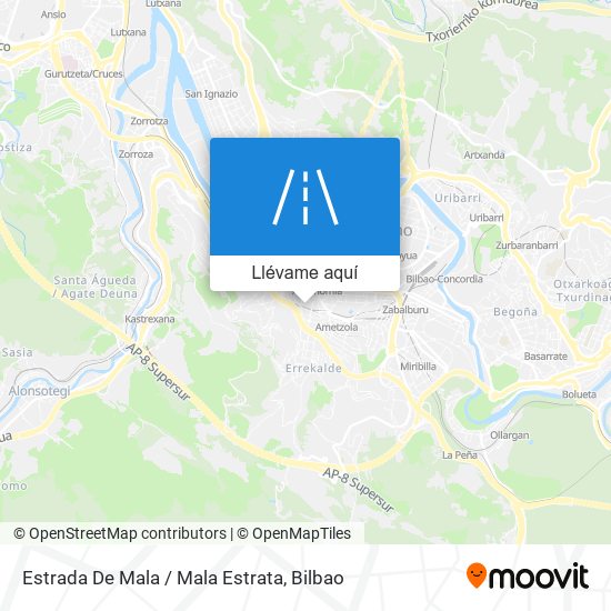 Mapa Estrada De Mala / Mala Estrata