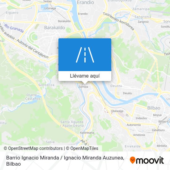Mapa Barrio Ignacio Miranda / Ignacio Miranda Auzunea