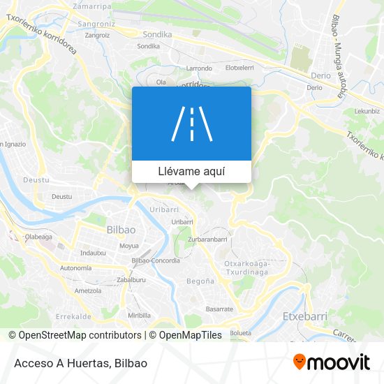 Mapa Acceso A Huertas