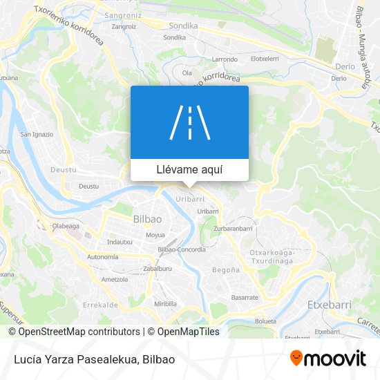 Mapa Lucía Yarza Pasealekua