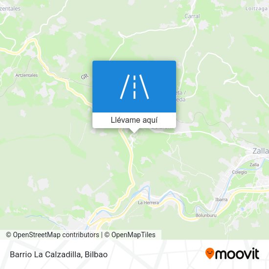 Mapa Barrio La Calzadilla