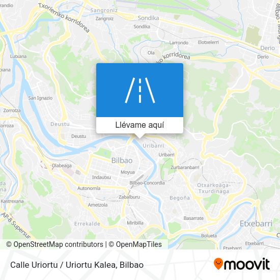 Mapa Calle Uriortu / Uriortu Kalea
