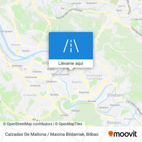 Mapa Calzadas De Mallona / Maiona Bildarriak