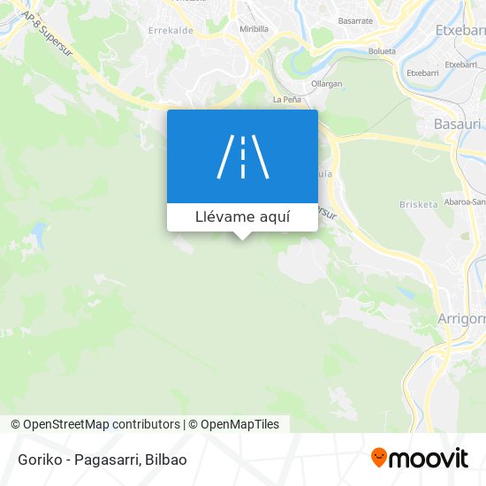Mapa Goriko - Pagasarri