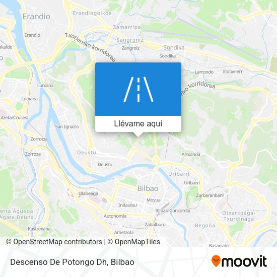 Mapa Descenso De Potongo Dh
