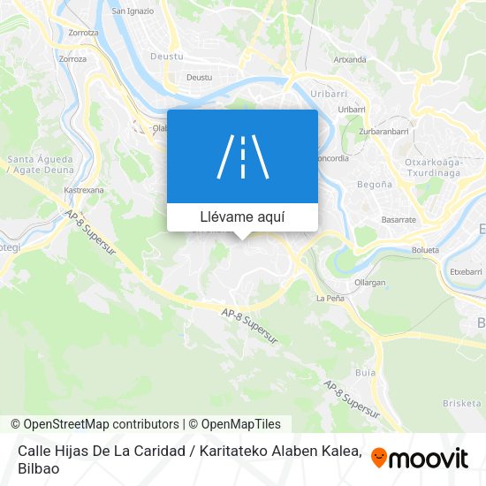 Mapa Calle Hijas De La Caridad / Karitateko Alaben Kalea
