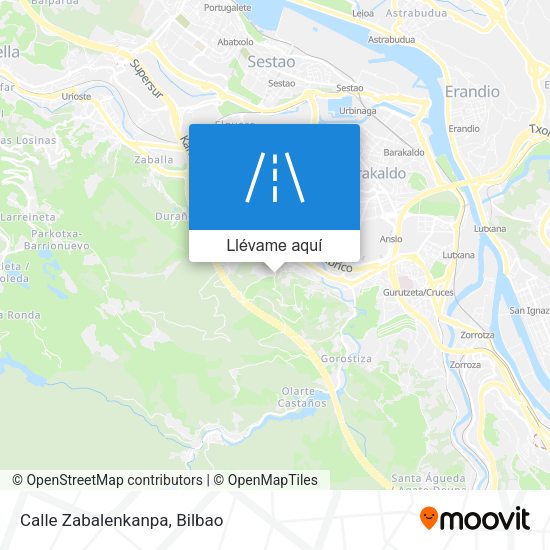 Mapa Calle Zabalenkanpa