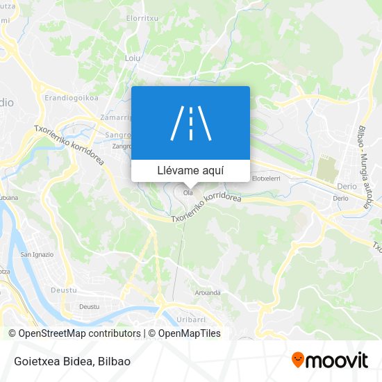 Mapa Goietxea Bidea