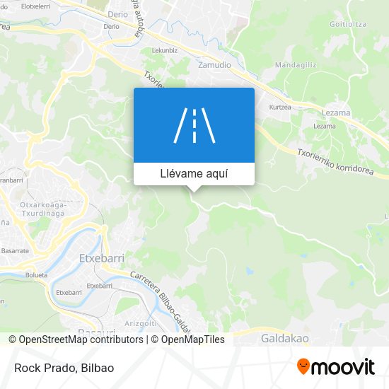 Mapa Rock Prado