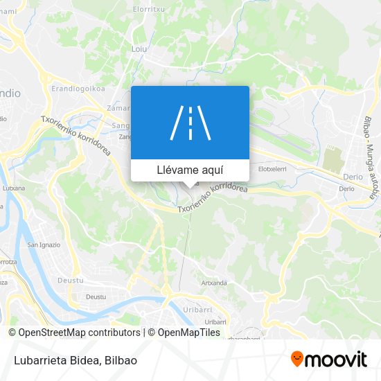 Mapa Lubarrieta Bidea