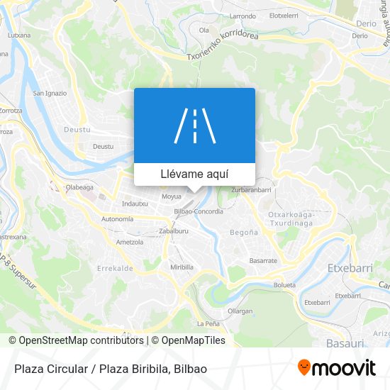 Mapa Plaza Circular / Plaza Biribila