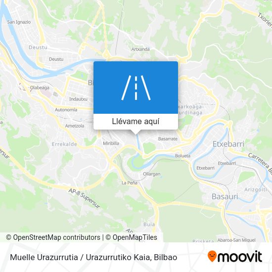 Mapa Muelle Urazurrutia / Urazurrutiko Kaia