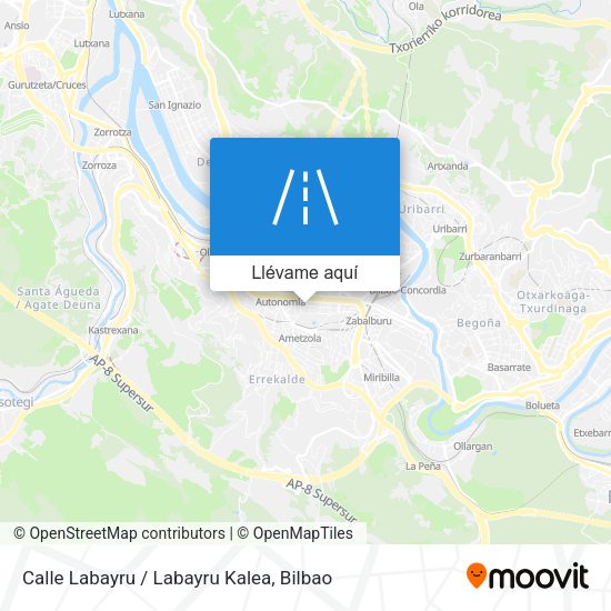 Mapa Calle Labayru / Labayru Kalea