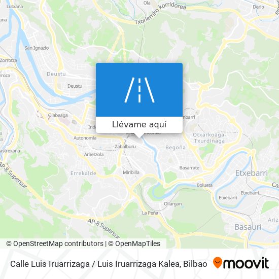 Mapa Calle Luis Iruarrizaga / Luis Iruarrizaga Kalea