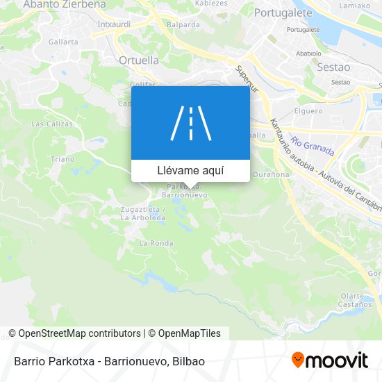 Mapa Barrio Parkotxa - Barrionuevo