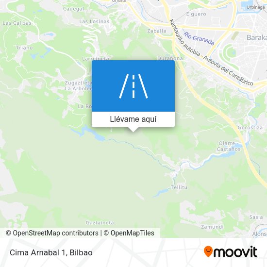 Mapa Cima Arnabal 1