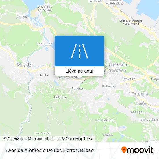 Mapa Avenida Ambrosio De Los Herros