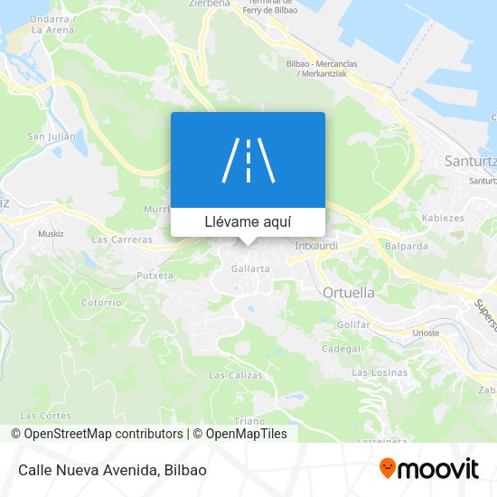 Mapa Calle Nueva Avenida