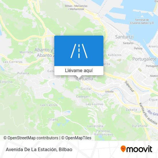 Mapa Avenida De La Estación