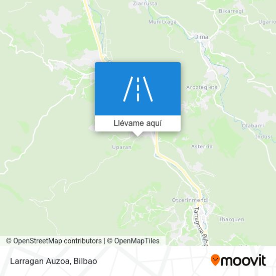 Mapa Larragan Auzoa