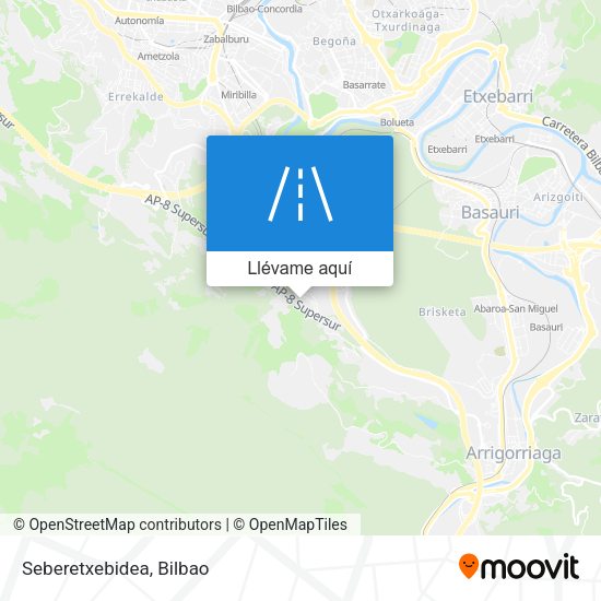 Mapa Seberetxebidea