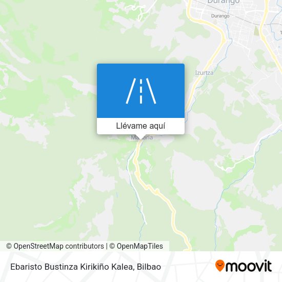 Mapa Ebaristo Bustinza Kirikiño Kalea