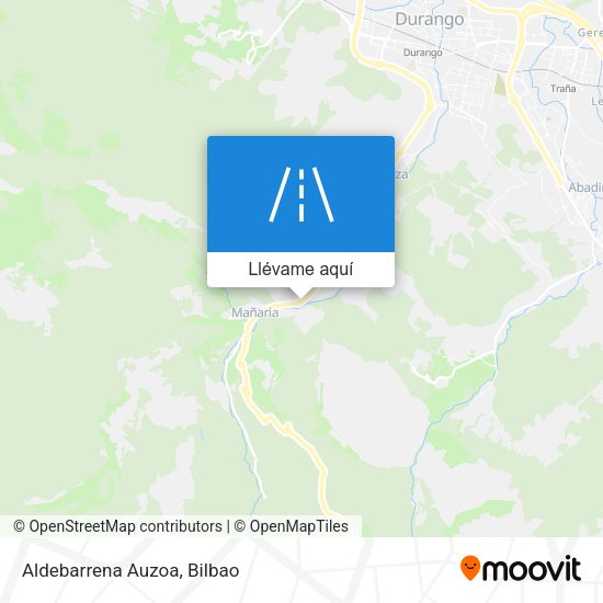 Mapa Aldebarrena Auzoa
