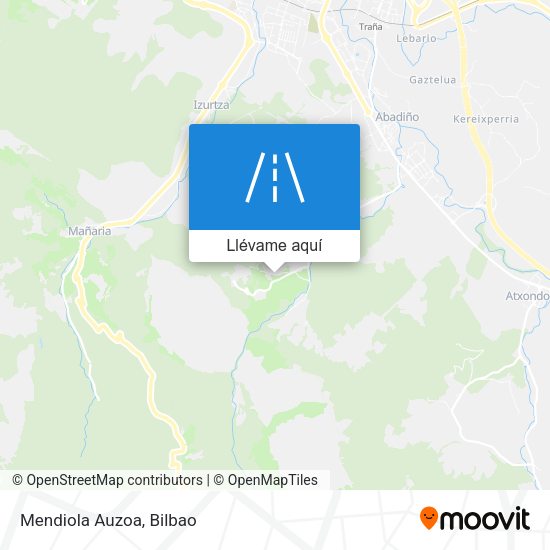 Mapa Mendiola Auzoa