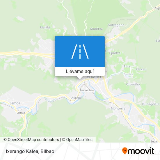 Mapa Ixerango Kalea
