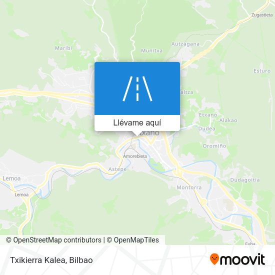 Mapa Txikierra Kalea