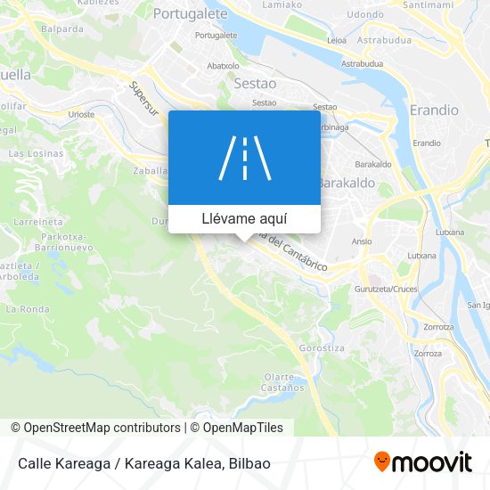 Mapa Calle Kareaga / Kareaga Kalea