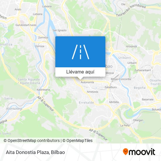 Mapa Aita Donostia Plaza