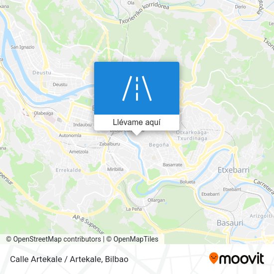 Mapa Calle Artekale / Artekale