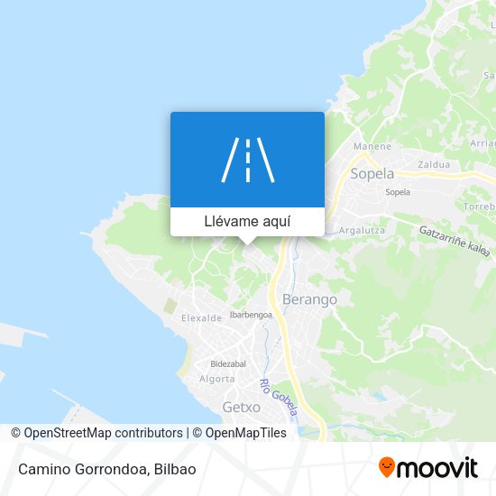 Mapa Camino Gorrondoa