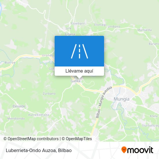 Mapa Luberrieta-Ondo Auzoa