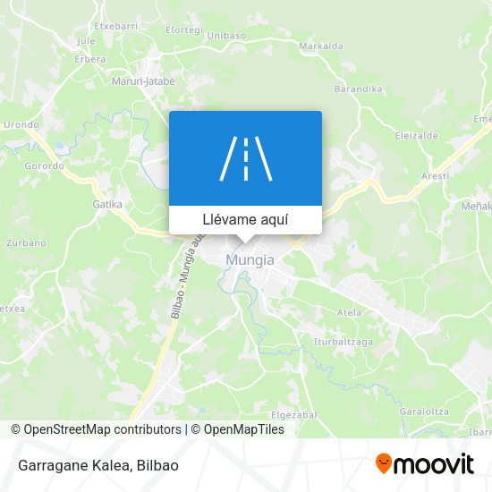 Mapa Garragane Kalea